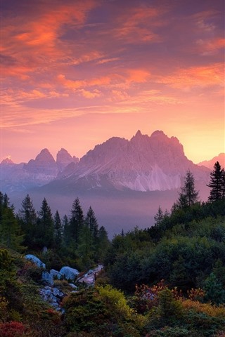 Sunset-mountains-trees-red-sky-clouds_iphone_320x480.jpg